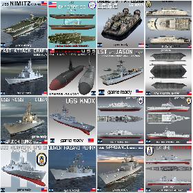 USS NAVY Collection 17 War Ship